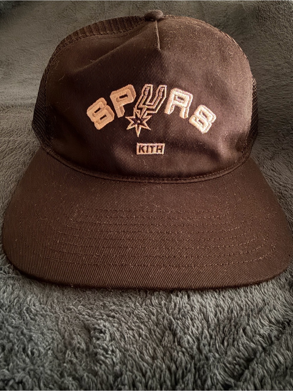 Kith Black Spurs Embroidered Trucker Cap